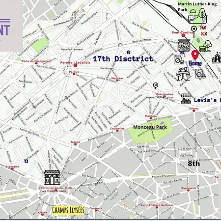 Moderne Au Coeur De Batignolles 아파트 *